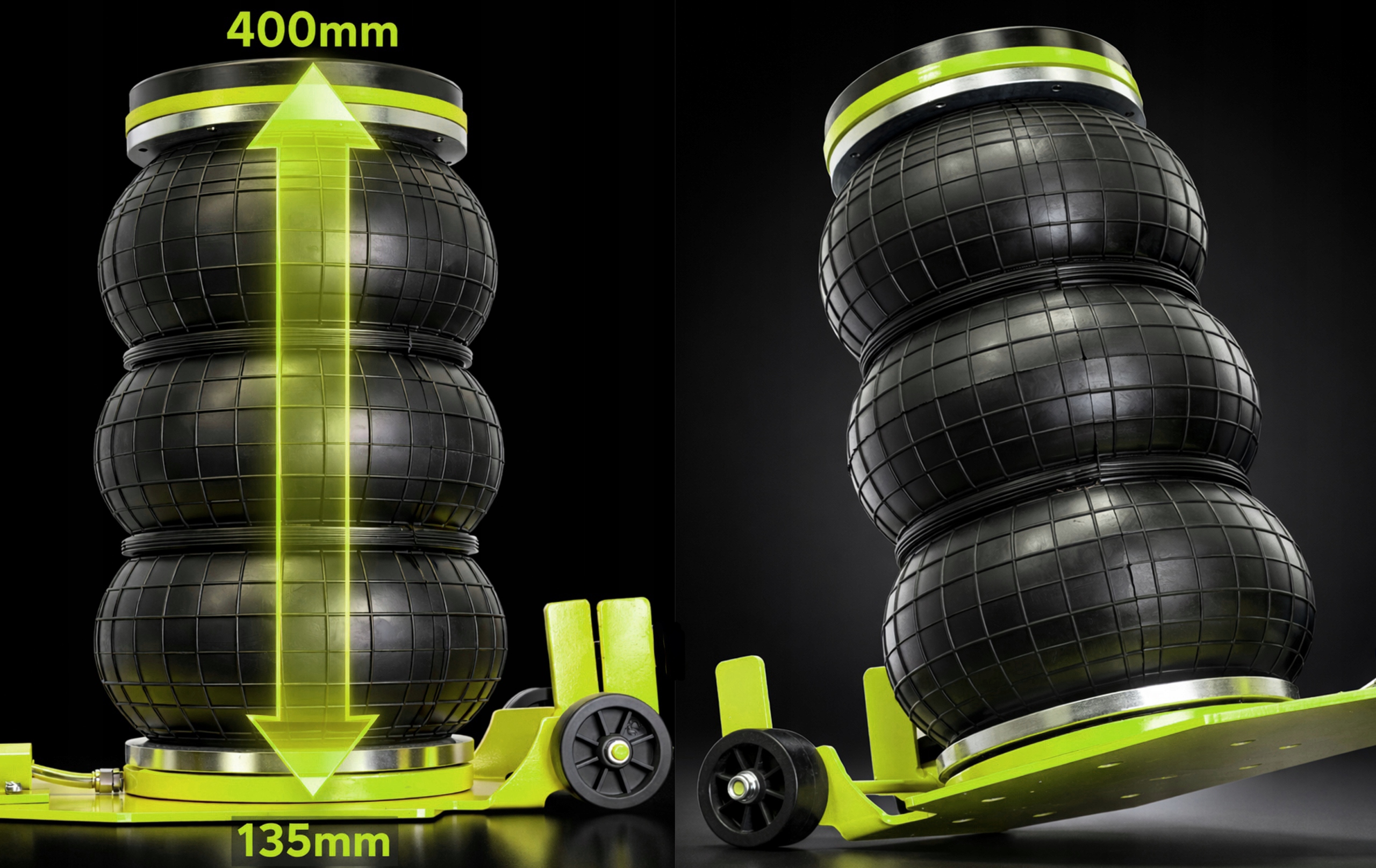 PODNOŚNIK pneumatyczny BAŁWANEK PODUSZKOWY samochodowy tm008 toolme 13-40c Waga produktu z opakowaniem jednostkowym 18 kg
